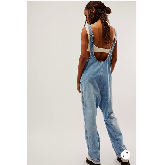 Free People We The Free High Roller Jumpsuit Large NEW - Picture 2 of 5